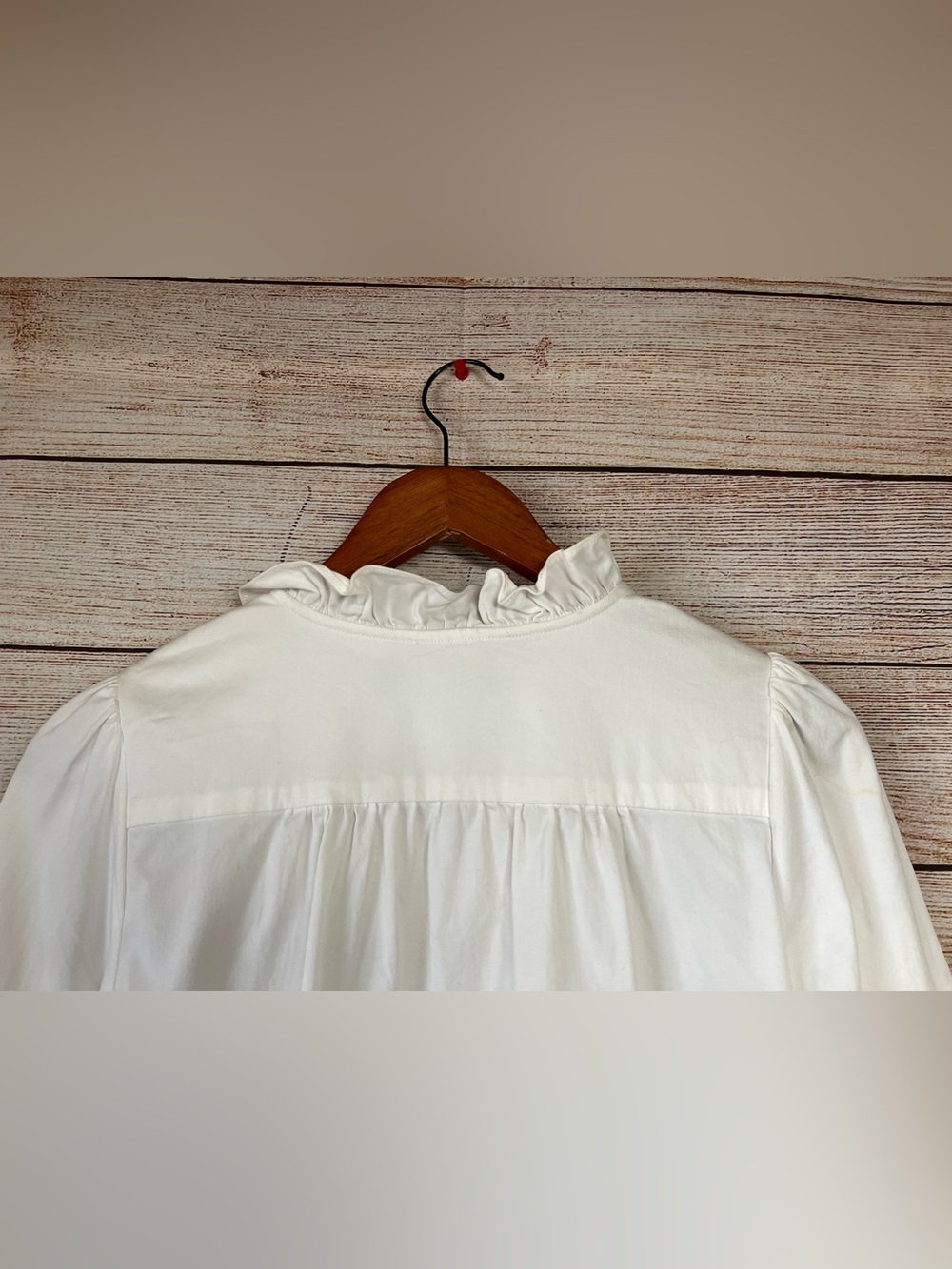 Tuckernuck Pomander Place Claiborne Cotton A-Line Mini Dress Sz L Pockets White - Picture 7 of 11